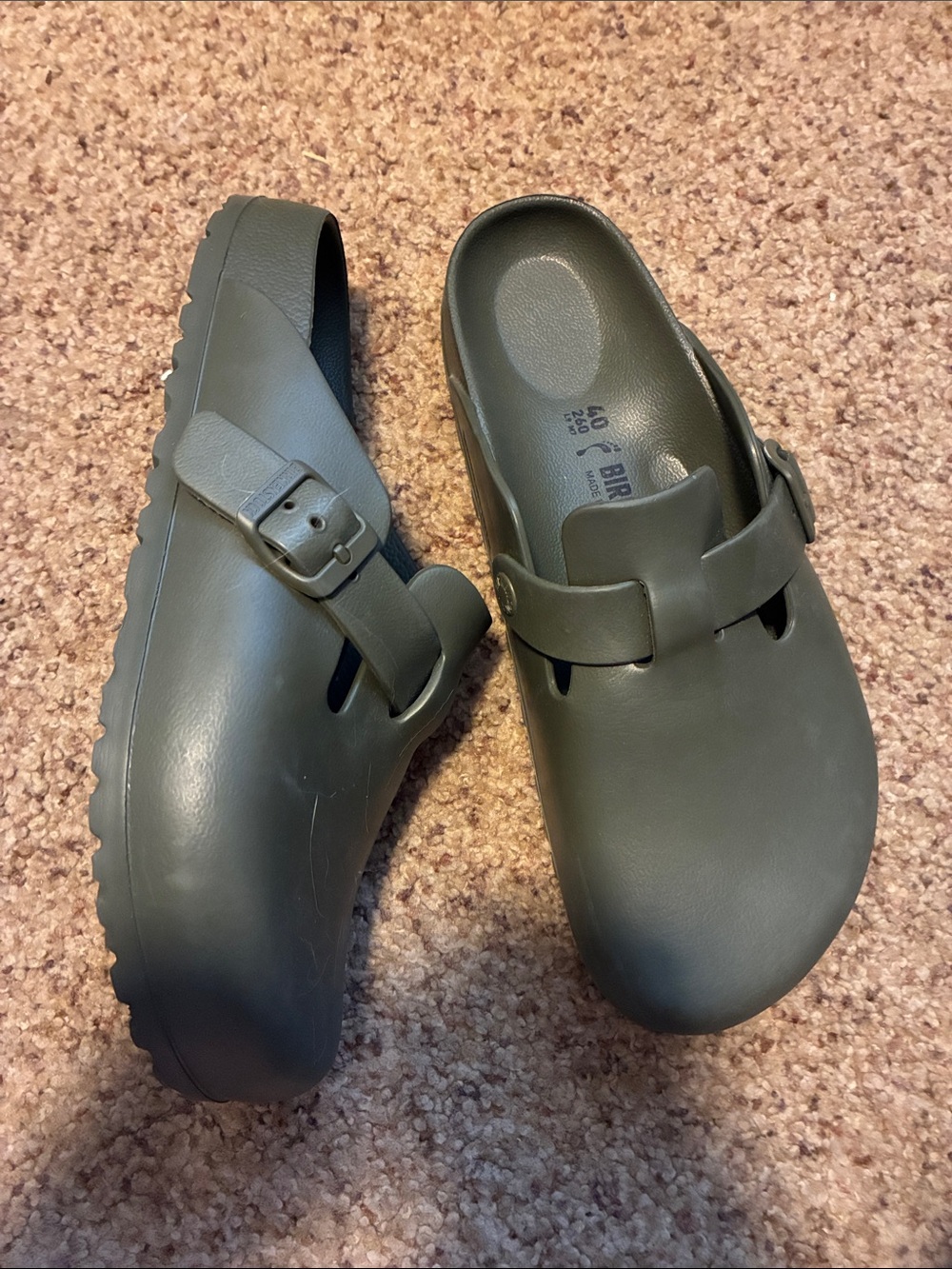 Birkenstock Eva Slip-On Clog in Olive